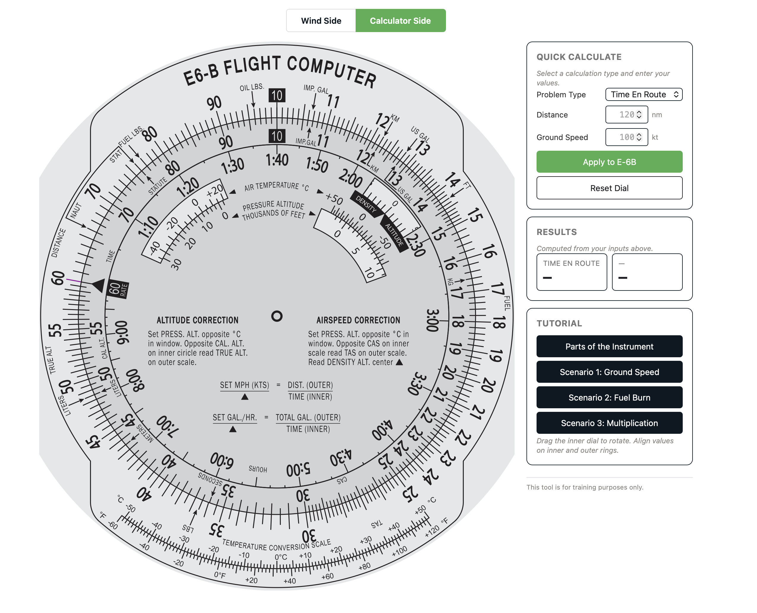 Floght Computer E6-B Flight Computer — Flight Apprentice